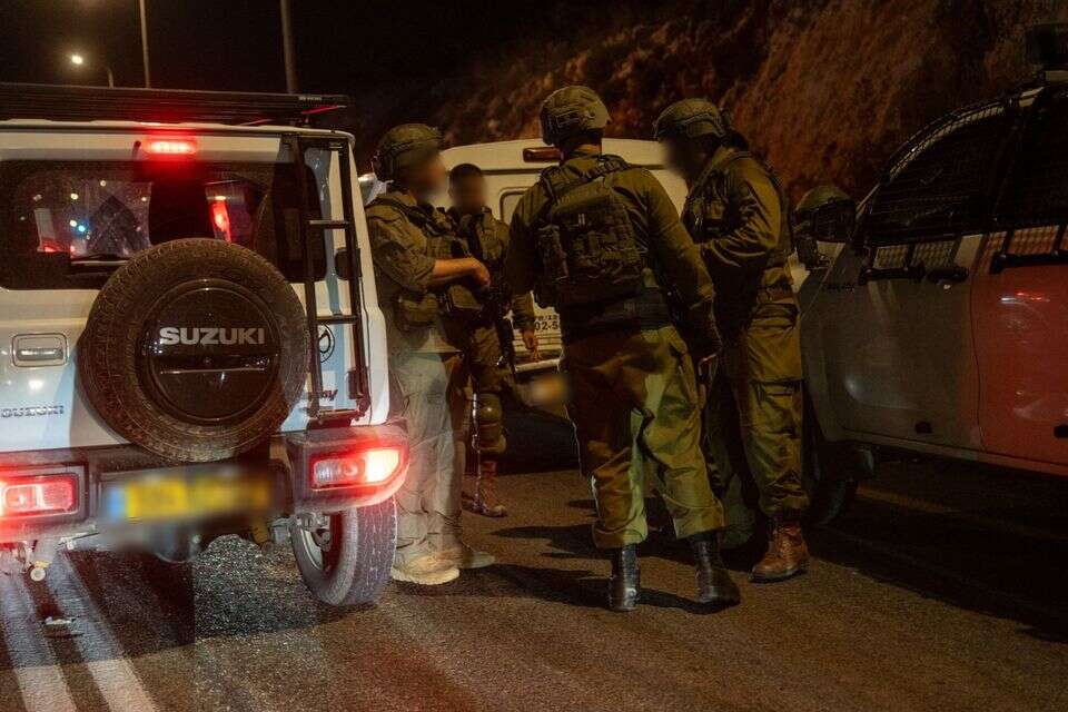 זירת הפיגוע בין ברוכין לפדואל , דובר צה"ל