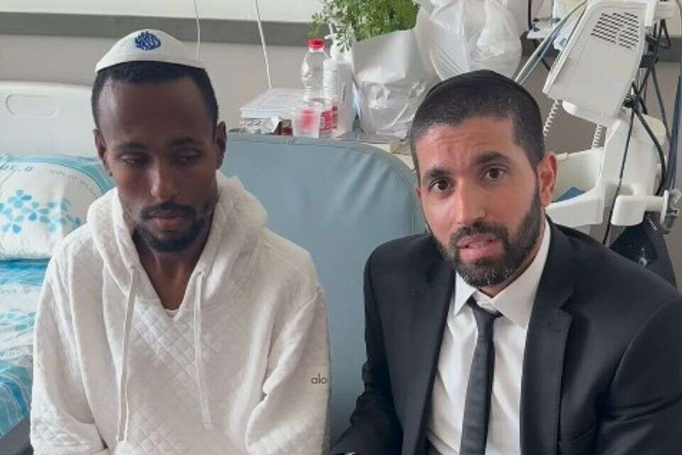 גדי קינדה והרב שניר גואטה , צילום מסך