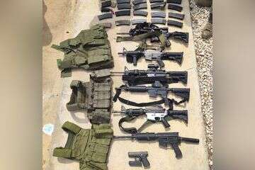 הנשק שנתפס ברשות המחבלים , דוברות המשטרה