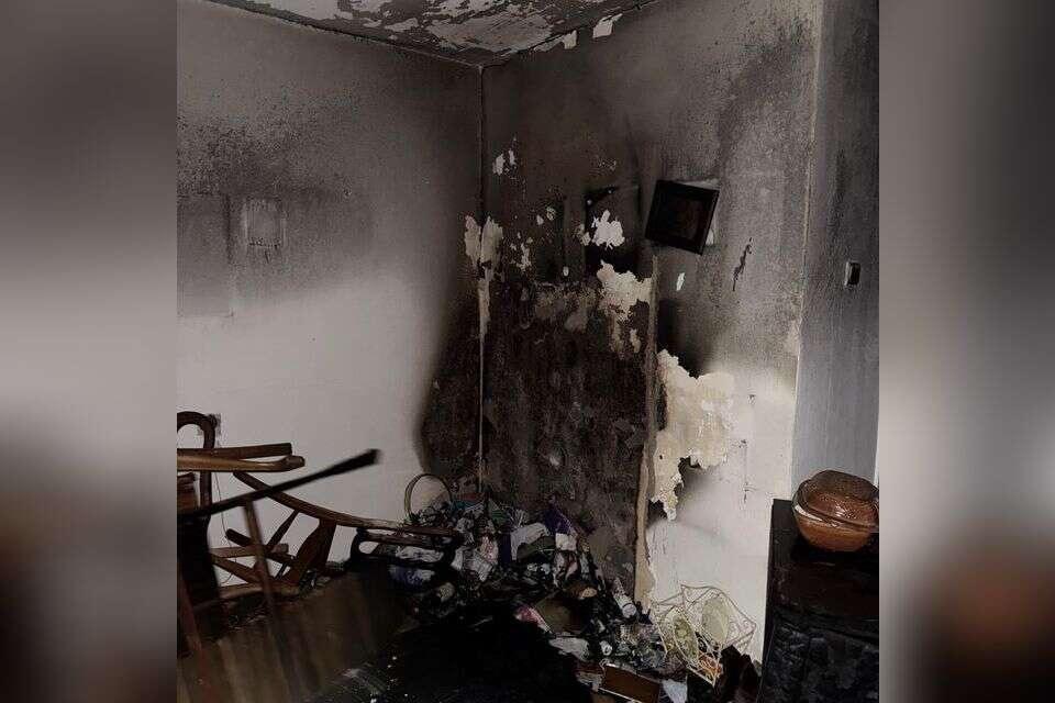 דירה עלתה באש בחיפה, שני פצועים בינוני פונו מהמקום , דוברות כיבוי אש