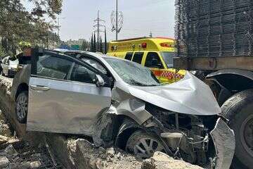 תאונת דרכים בשדרות מנחם בגין בירושלים , תיעוד מבצעי מד"א