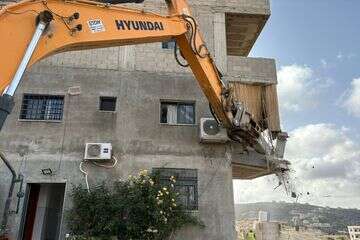 הריסת מבנה בכפר בורקין , דובר צה"ל