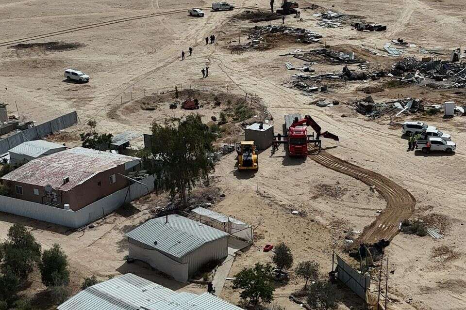 70 מבנים ו-16 בתים נהרסו בכפר א-סר , רשות מקרקעי ישראל