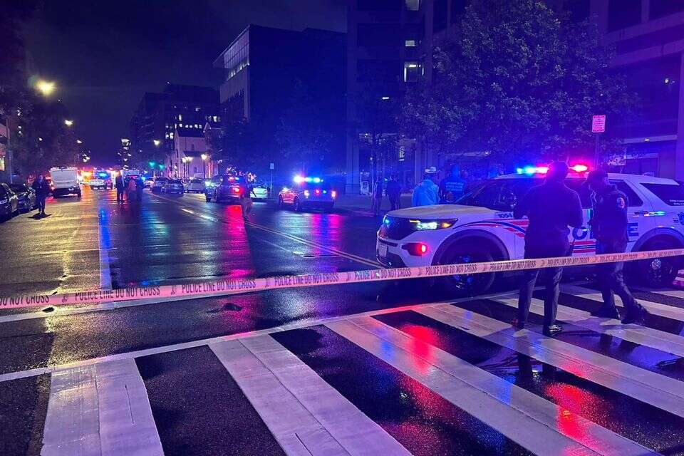 זירת הפיגוע בוושינגטון , ללא קרדיט