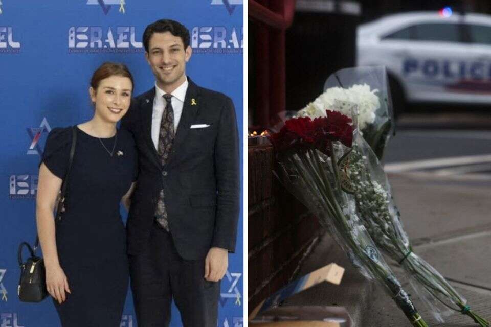 זר מונח בזירת הפיגוע, הזוג שנרצח , רויטרס