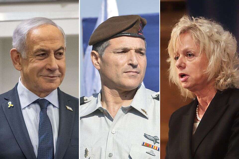 מימין לשמאל: היועמשית גלי בהרב מיארה, דוד זיני ורה"מ נתניהו , הרצי שפירא, מרים אלסטר\פלאש 90, יוסי זליגר