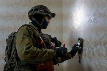 מיפוי בתי המחבלים מפיגוע הירי בברוכין , דובר צה"ל