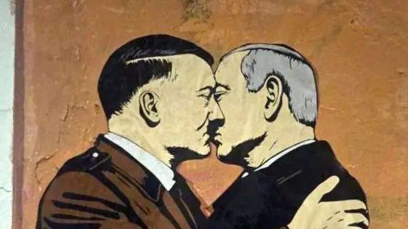 גרפיטי שצויר לאחרונה ברומא , ללא