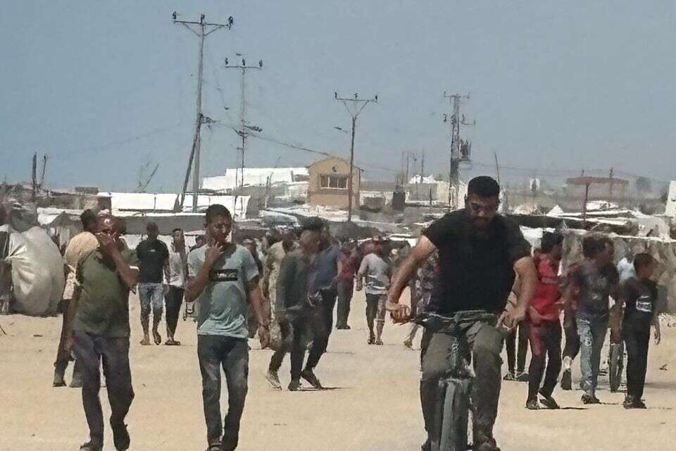 חלוקת סיוע הומניטרי בעזה , ללא קרדיט