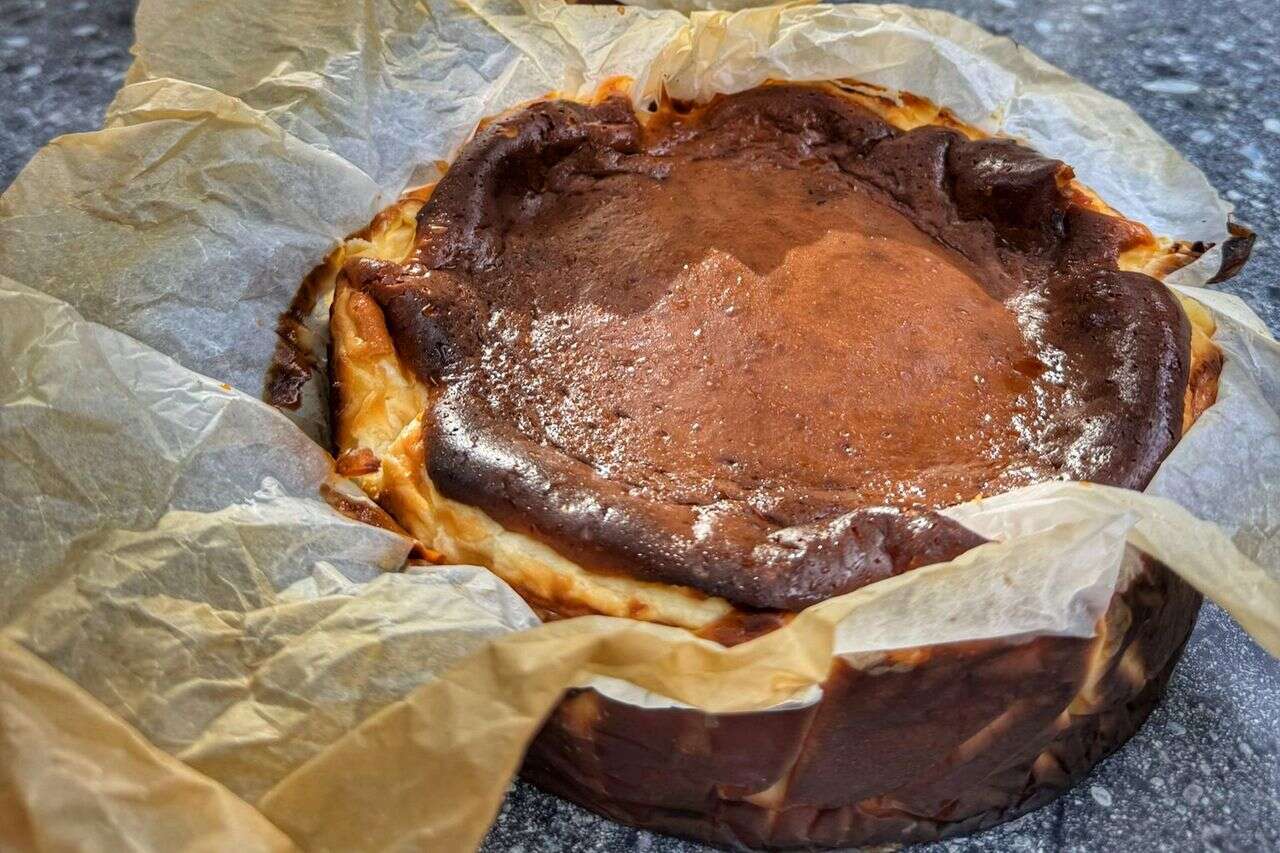 Just looks burnt: the cheesecake that must be scorched to succeed