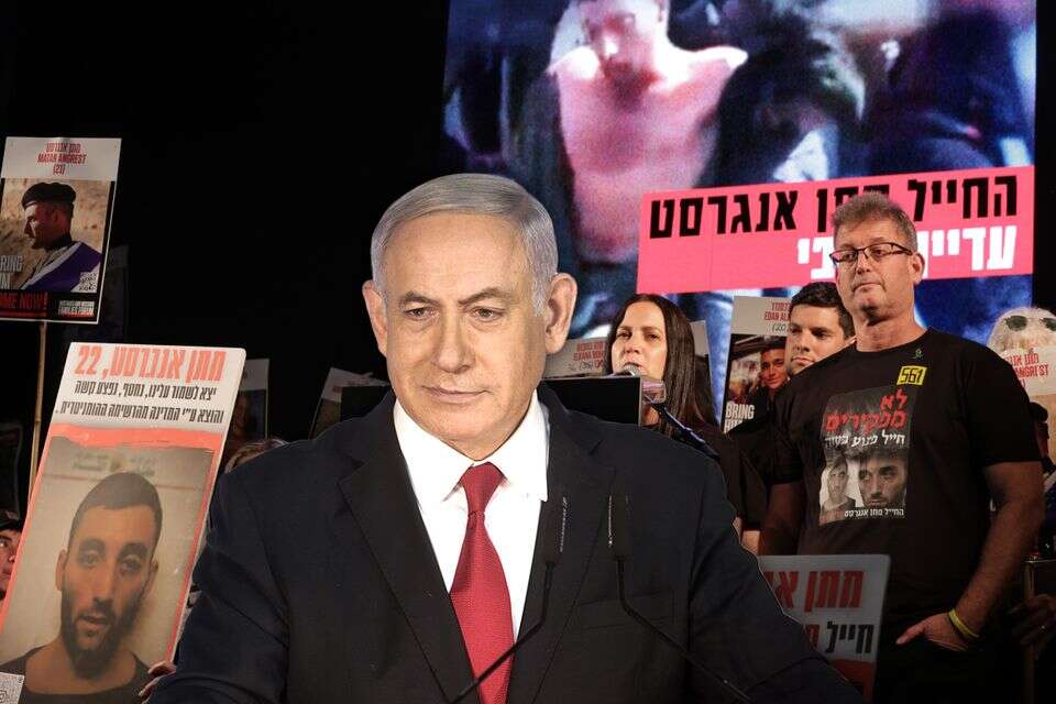 נתניהו. נפגש עם משפחות חטופים , אורן בן חקון