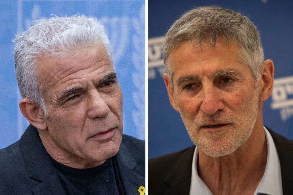 לפיד וגולן , נעם ריבקין פנטון/פלאש90 // אורן בן חקון