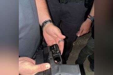 תושב לוד נעצר כשברשותו אקדח , דוברות המשטרה