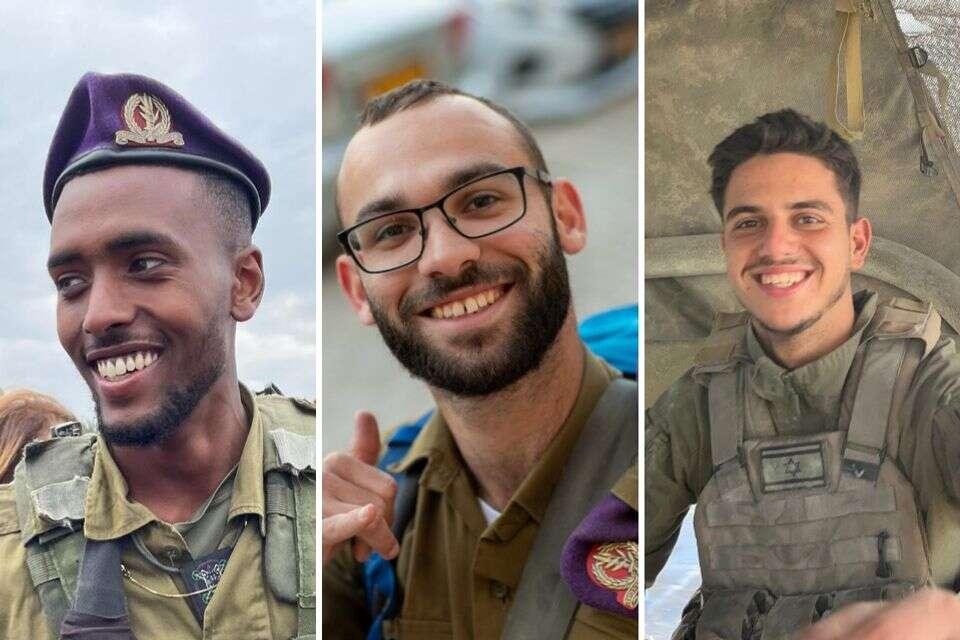 מימין לשמאל:
סמ"ר ליאור שטיינברג ז''ל, סמ"ר עומר ואן גלדר ז''ל וסמ"ר אופק ברהנה ז"ל , דוצ