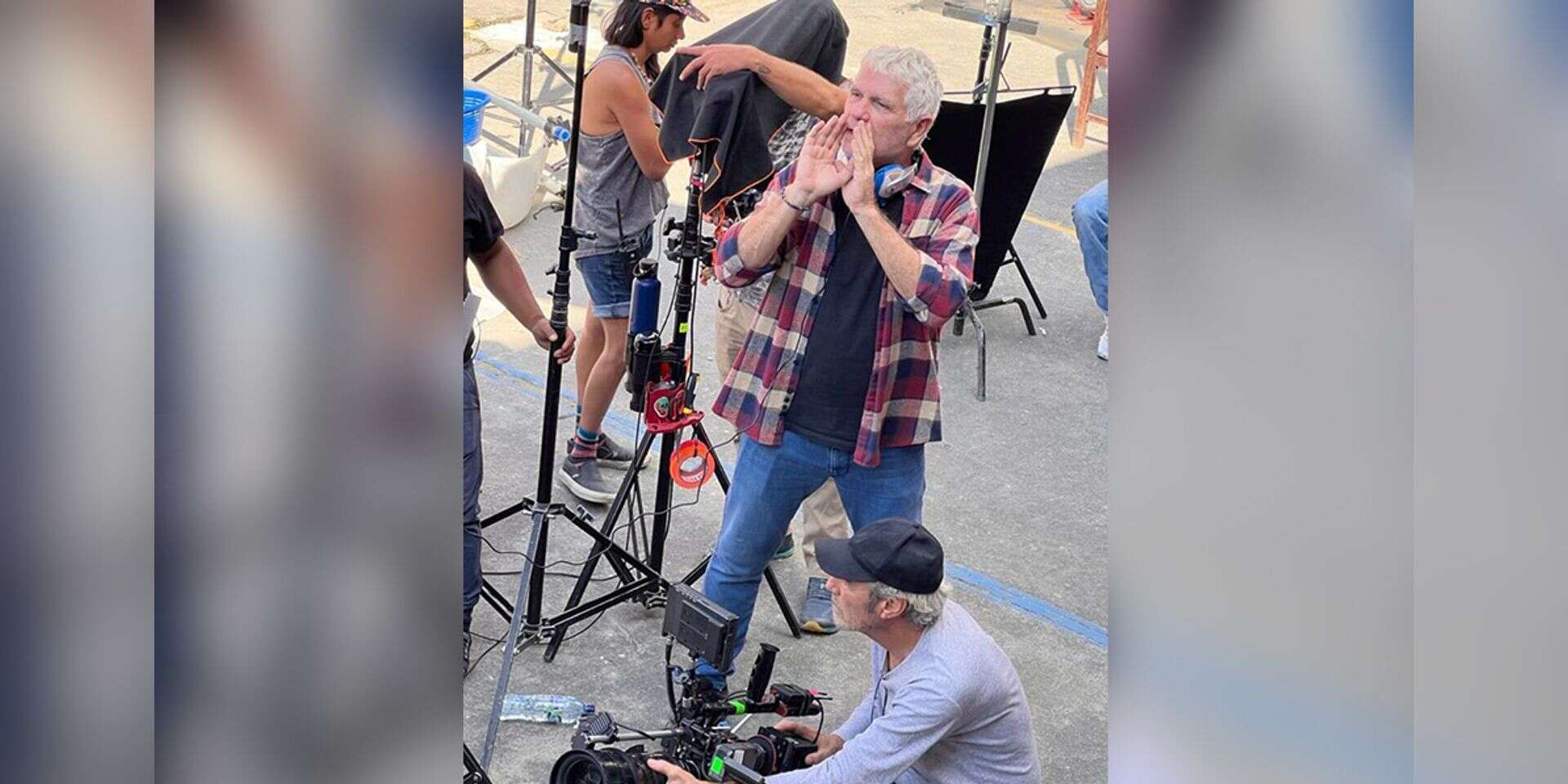 דורון ערן על הסט
, איתמר כהן