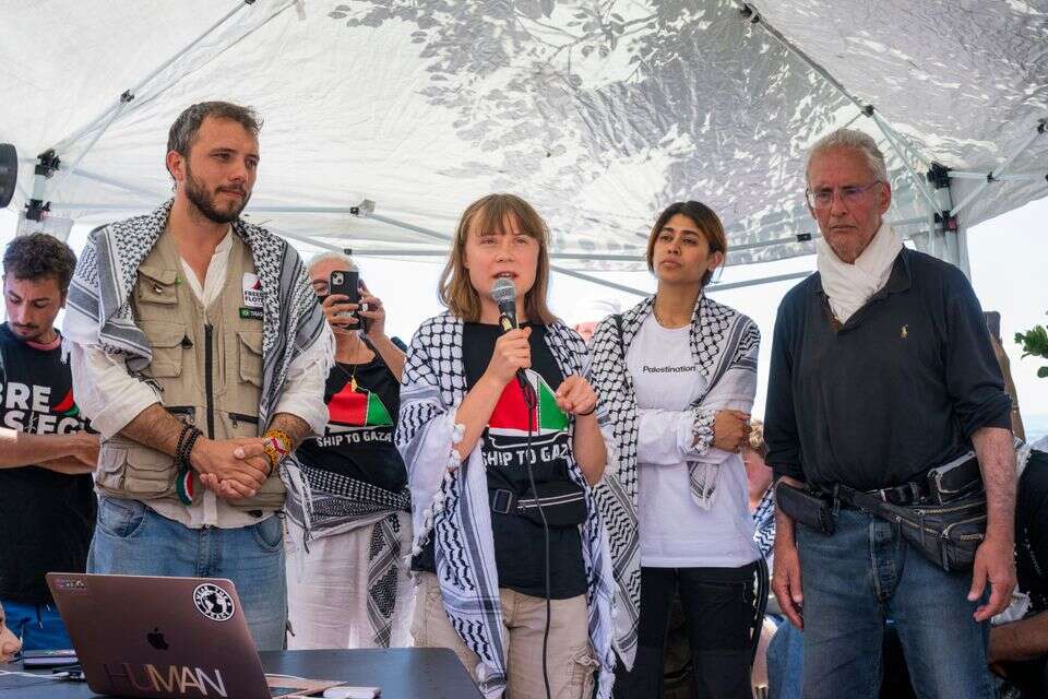 גרטה וחבריה למשט , Getty Images