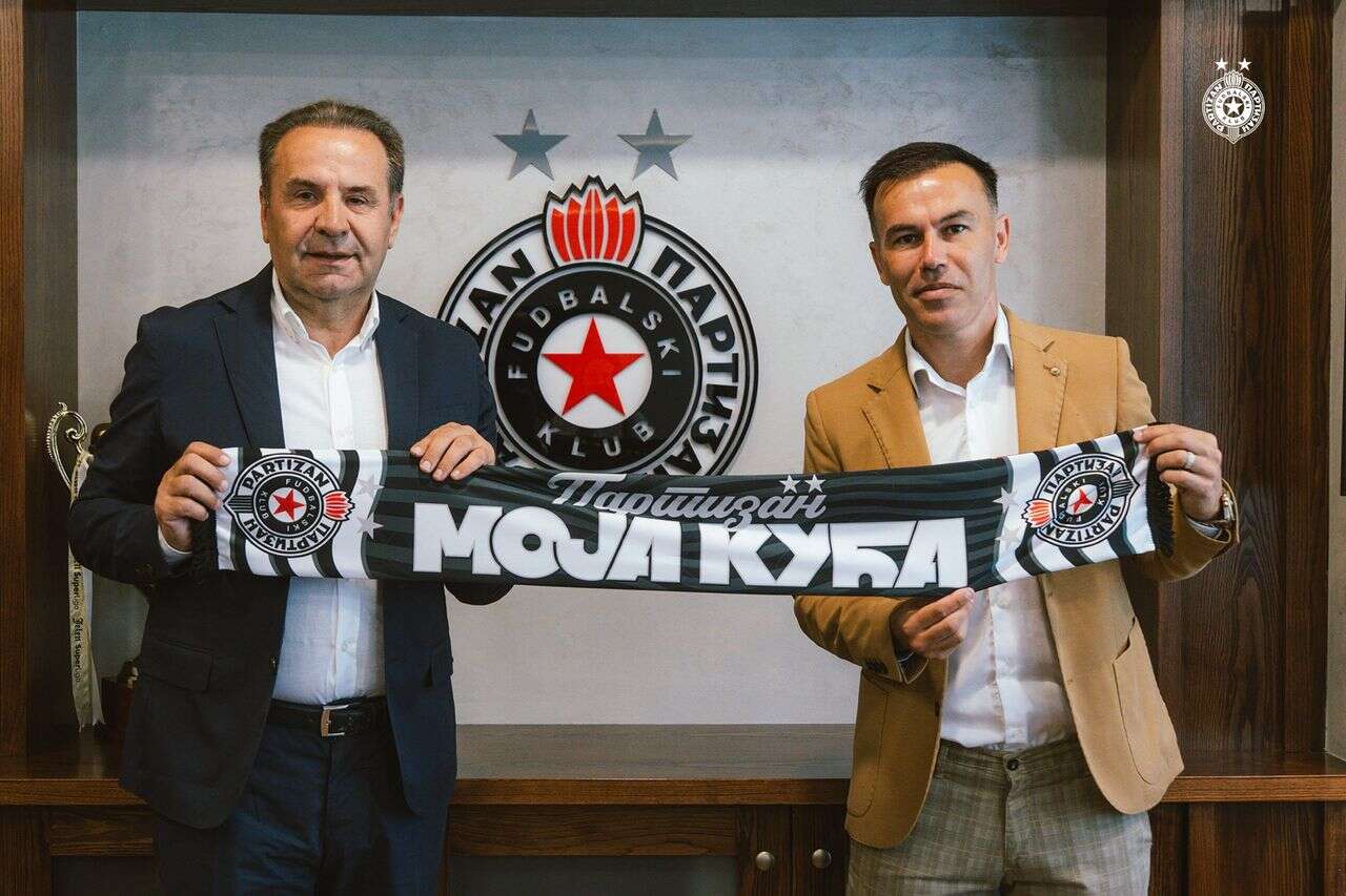 Big name: Partizan Belgrade marked the replacement of Beavers Natcho