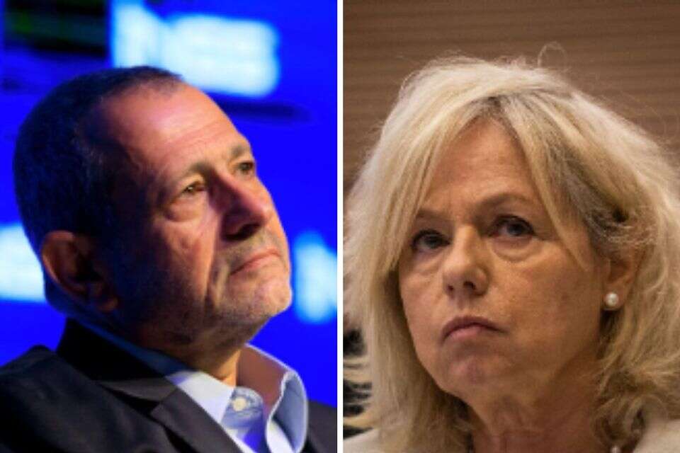 היועמ"שית בהרב מיארה וראש שהב"כ לשעבר נדב ארגמן , ללא