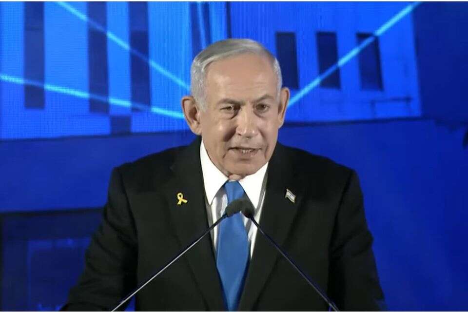 נתניהו בפתיחת בית החולים בבאר שבע , .