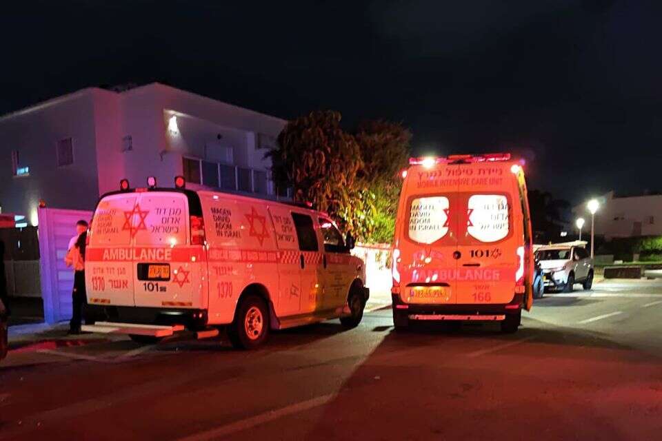 זירת הדקירה בנהריה , תיעוד מבצעי מד״א
