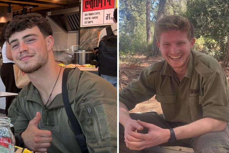 רס"ל תום רוטשטיין וסמ"ר אורי יהונתן כהן , דובר צה"ל