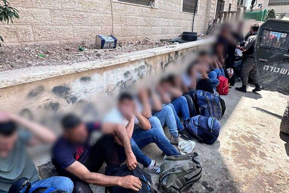 עשרות שב"חים נעצרו בזמן שניסו להסתנן משטחי יהודה ושומרון לירושלים , דוברות המשטרה