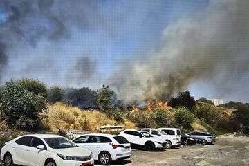 שריפה בשטח פתוח באור יהודה , דוברות תחנה אזורית חולון