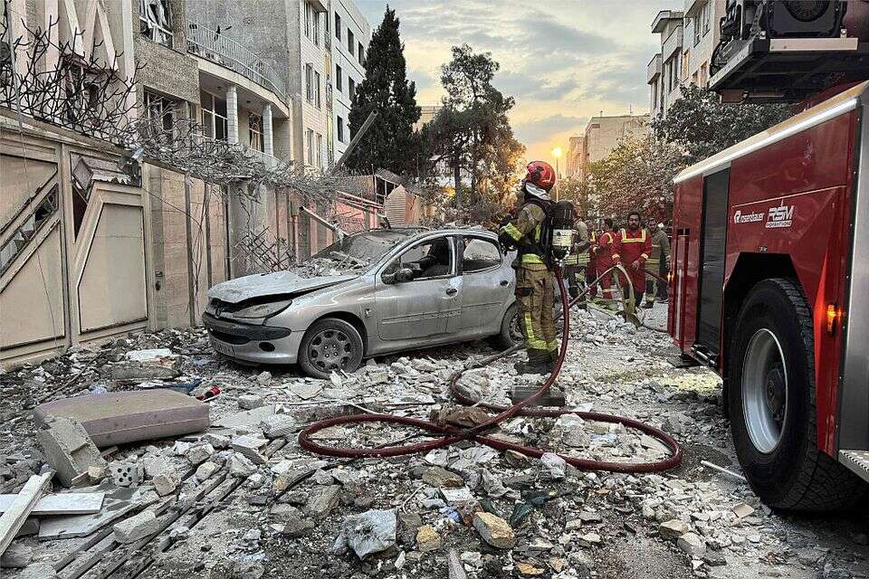 תקיפה ישראלית בטהרן , AFP