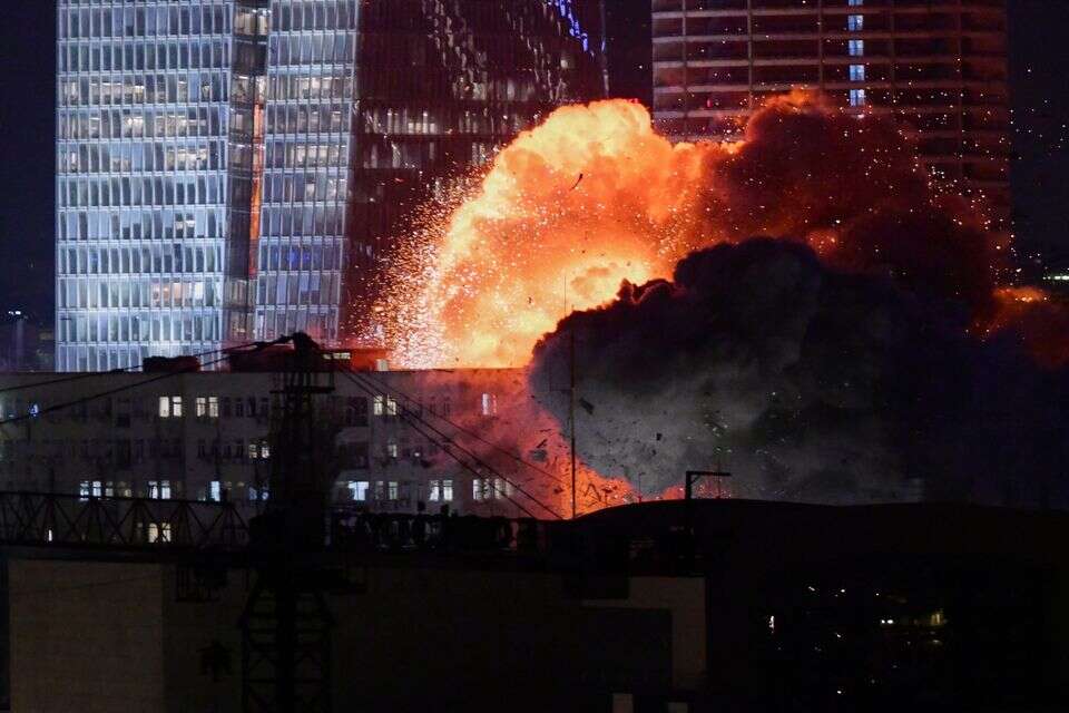 פגיעת טיל מאיראן במרכז הארץ , AP