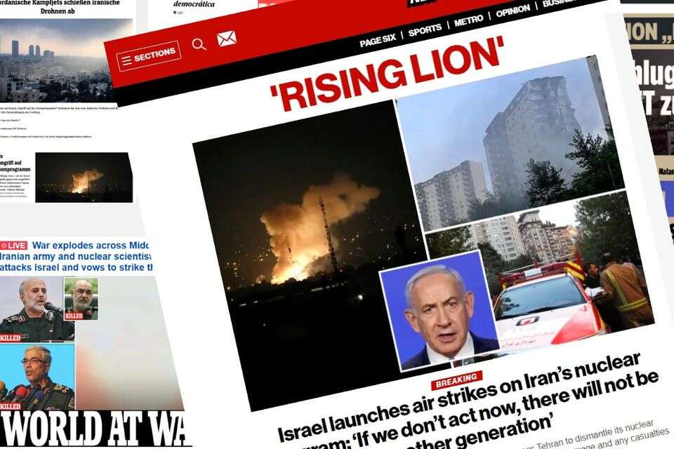 סיקור התקיפה האיראנית בעולם , ללא