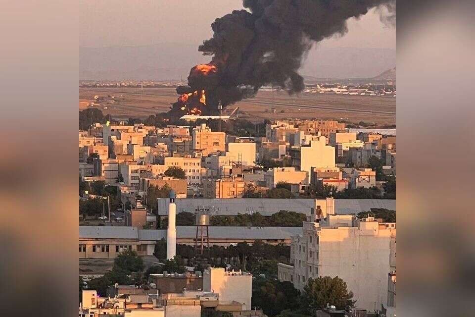 מטוס איראני שהותקף במשהד , רשתות ערביות