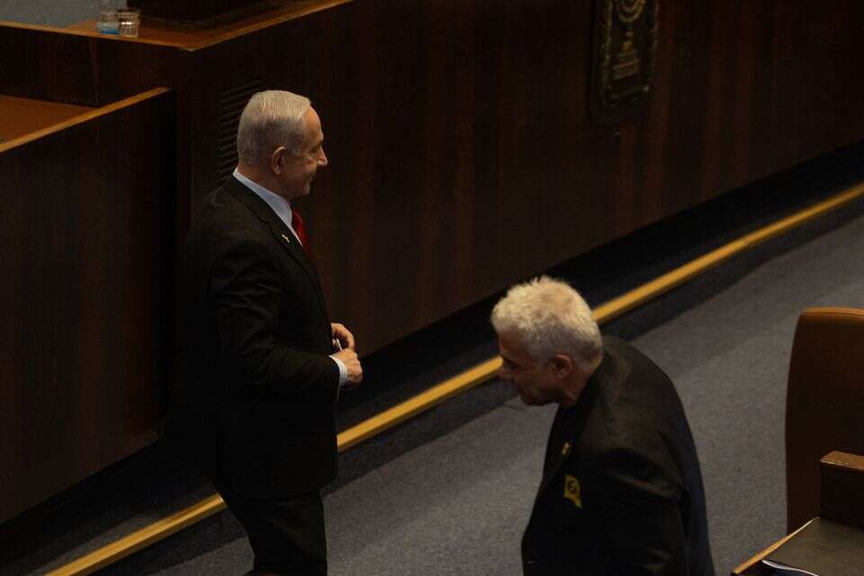 לפיד ונתניהו , אורן בן חקון