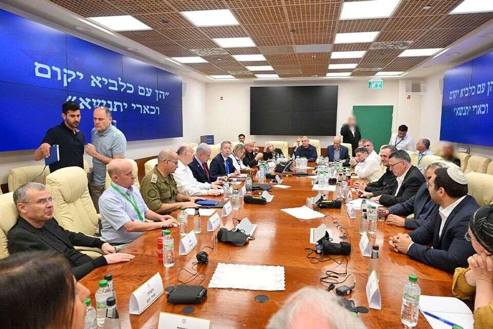 ישיבת קבינט המלחמה , אבי אוחיון/לע"מ