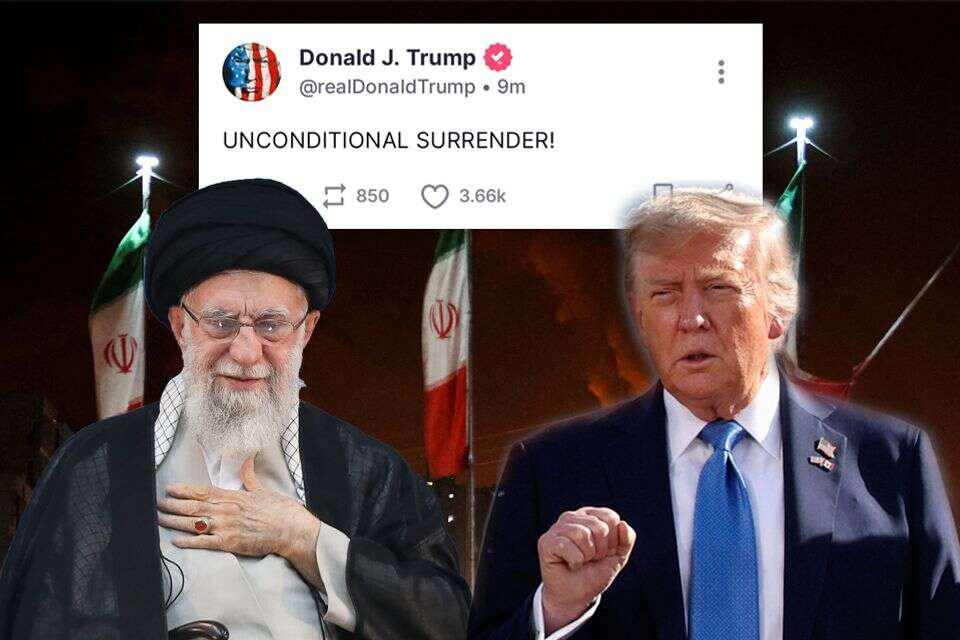 טראמפ חמינאי , אי.פי./אי.פי.אי/רויטרס