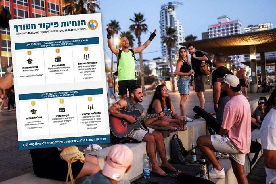 הקלות בהנחיות פיקוד העורף , רויטרס