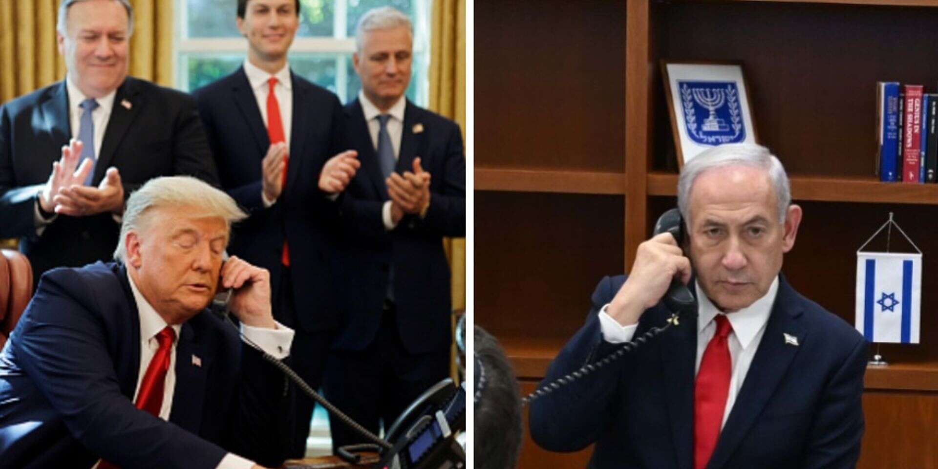 טראמפ ונתניהו , רויטרס