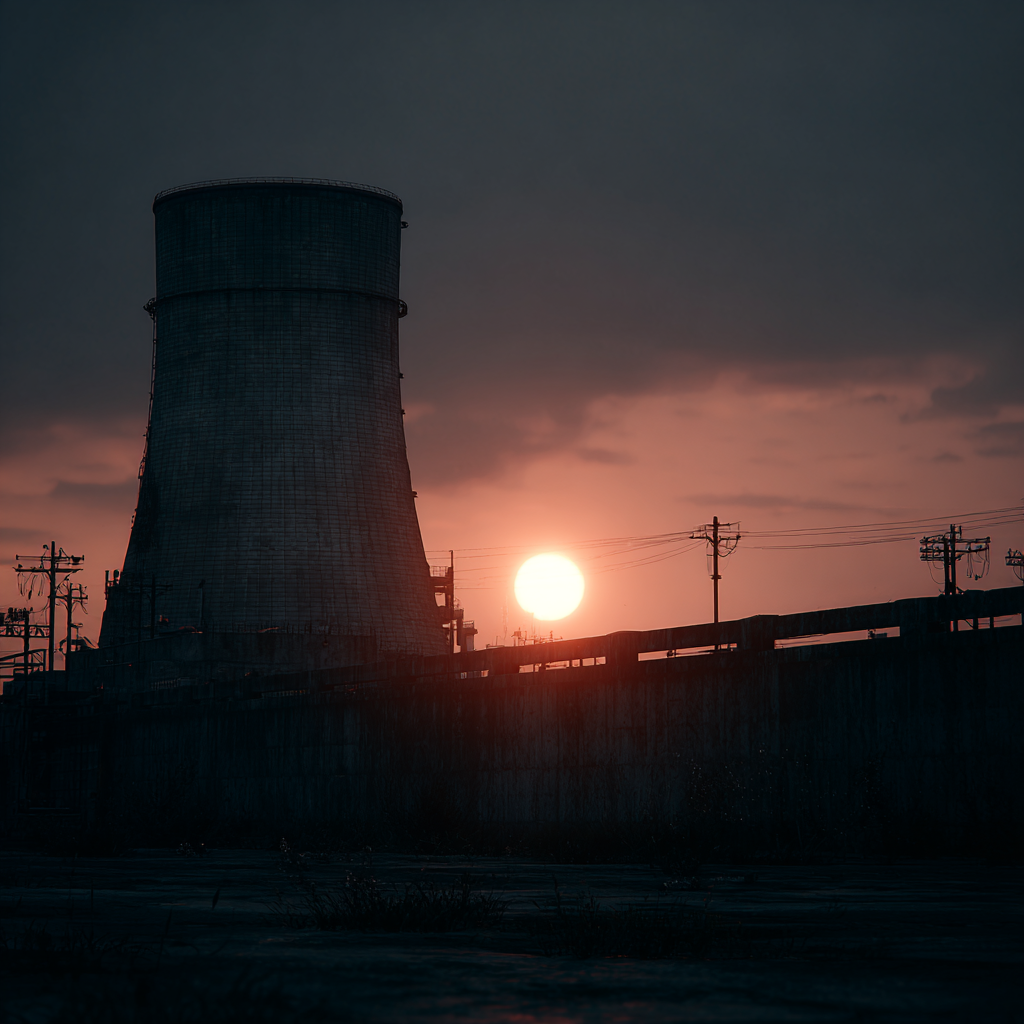 Nuclear reactor (illustrative), Midjourney