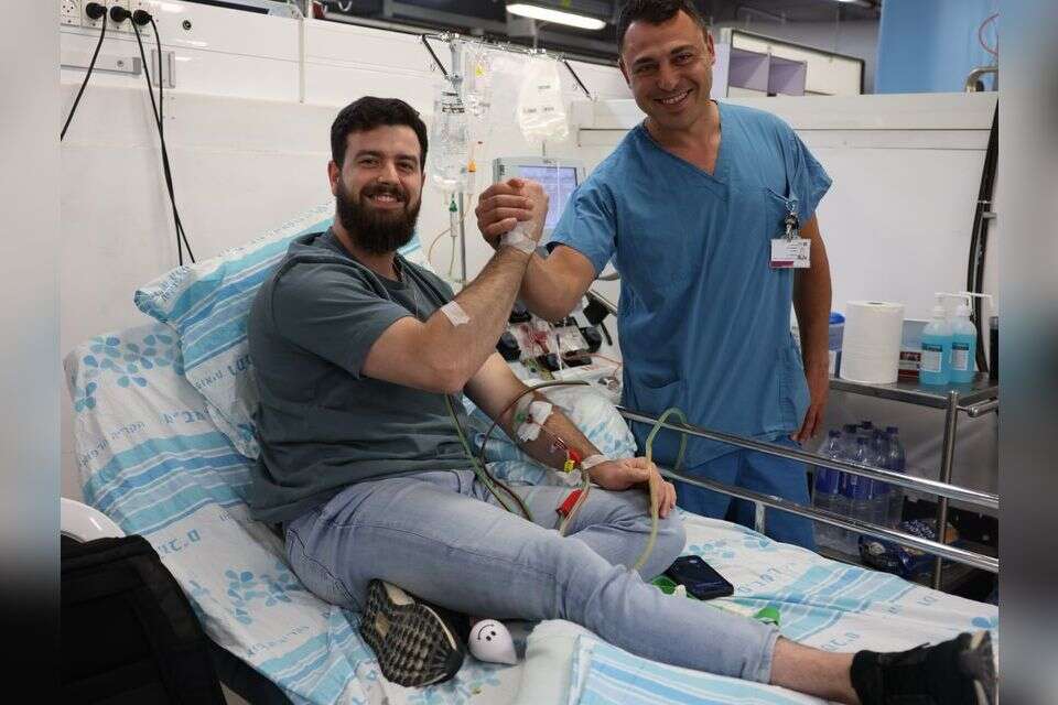 עמית סמנה שתרם מח עצם , הקריה הרפואית רמב"ם