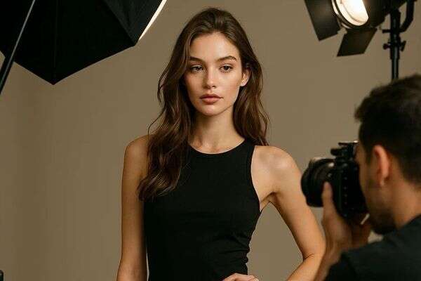 דוגמנית (אילוסטרציה) , אילוסטרציית AI: צ'אט GPT