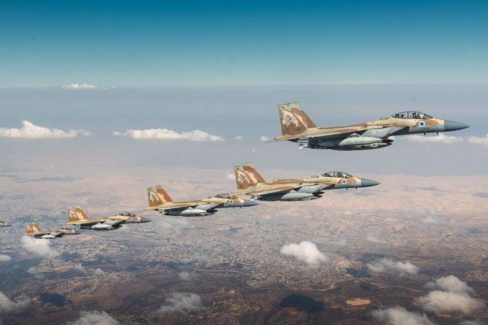 מטוסי חיל האוויר בדרך לאיראן , דובר צה"ל