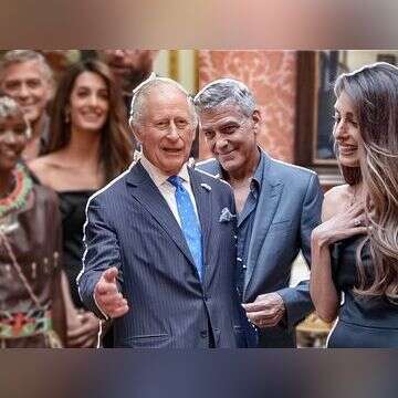 ג'ורג' קלוני בארמון המלך צ'ארלס: התיעוד המלא