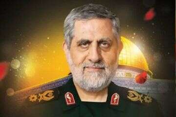 מפקד גיס פלשתין בכוח קודס, סעיד איזאדי , ללא