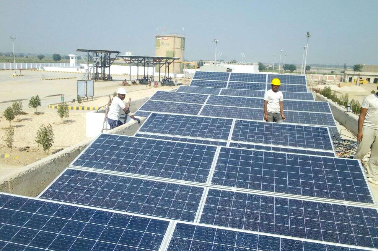 For the first time, a solar system was installed on private land in Moshavim