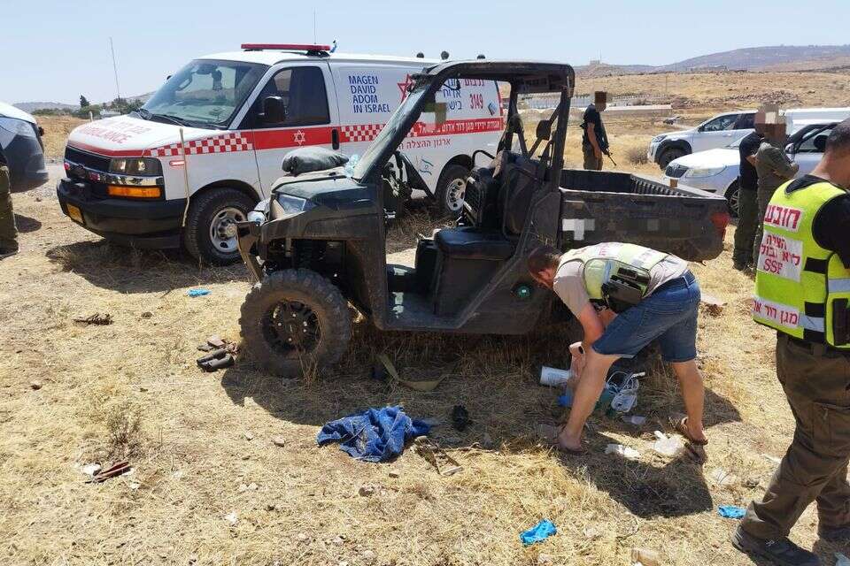זירת תאונת הטרקטורון , תיעוד מבצעי מדא