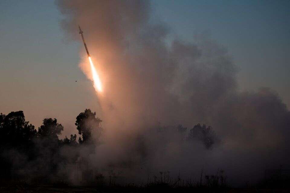 מערכת כיפת ברזל בפעולה , דובר צה"ל