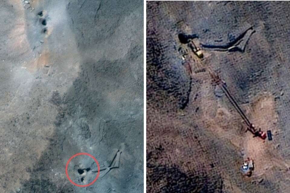 תמונות לווין מפורדו. עבודות הנדסה מואצות , רויטרס