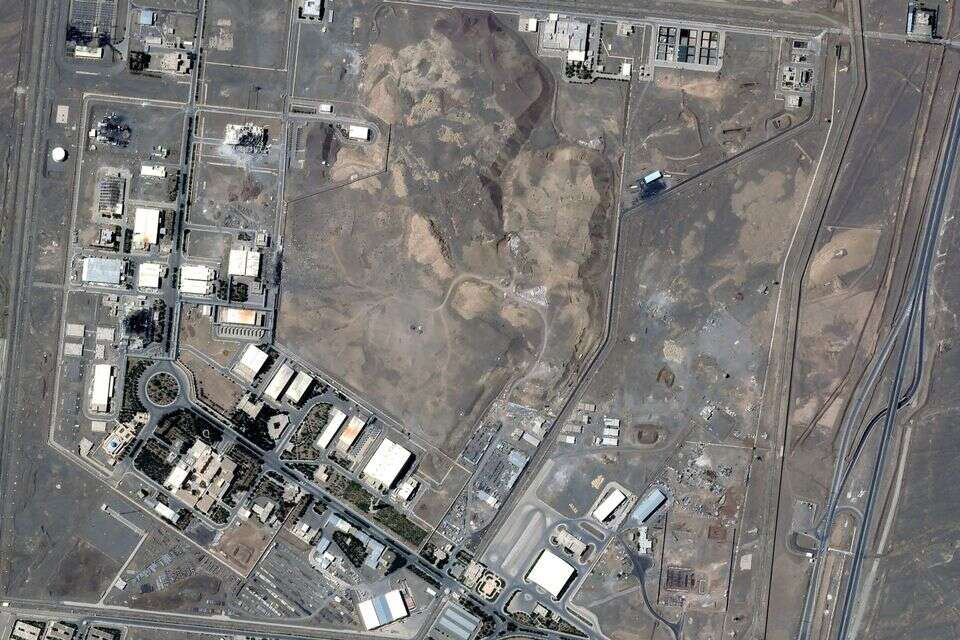 נתנז לאחר התקיפות האמריקניות , AFP/ PLANET LABS PBC