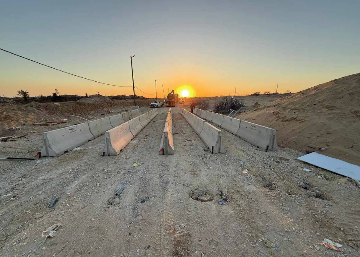 מסלולי כניסה למתחמי חלוקת הסיוע , דובר צה"ל