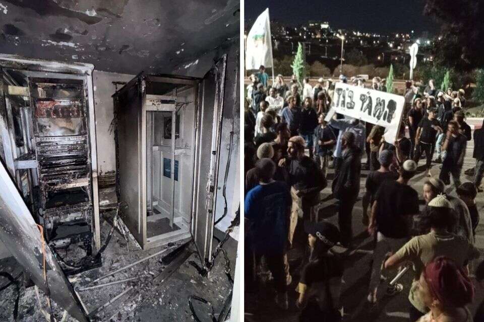 מתיישבים התפרעו והשחיתו מתקן ביטחוני בשווי מיליוני שקלים , דובר צה"ל