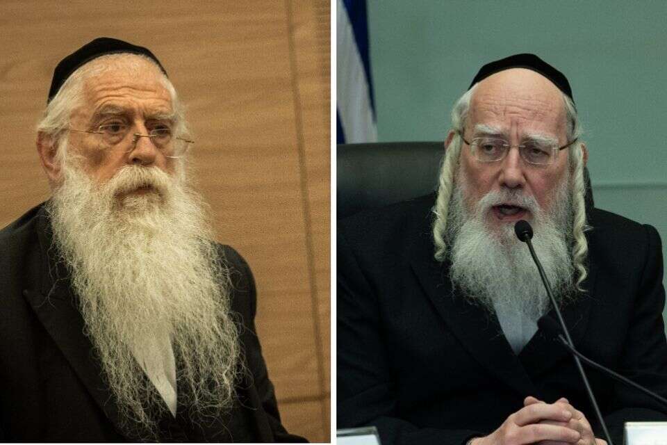 ישראל אייכלר (מימין) ומאיר פרוש (משמאל) , אורן בן חקון